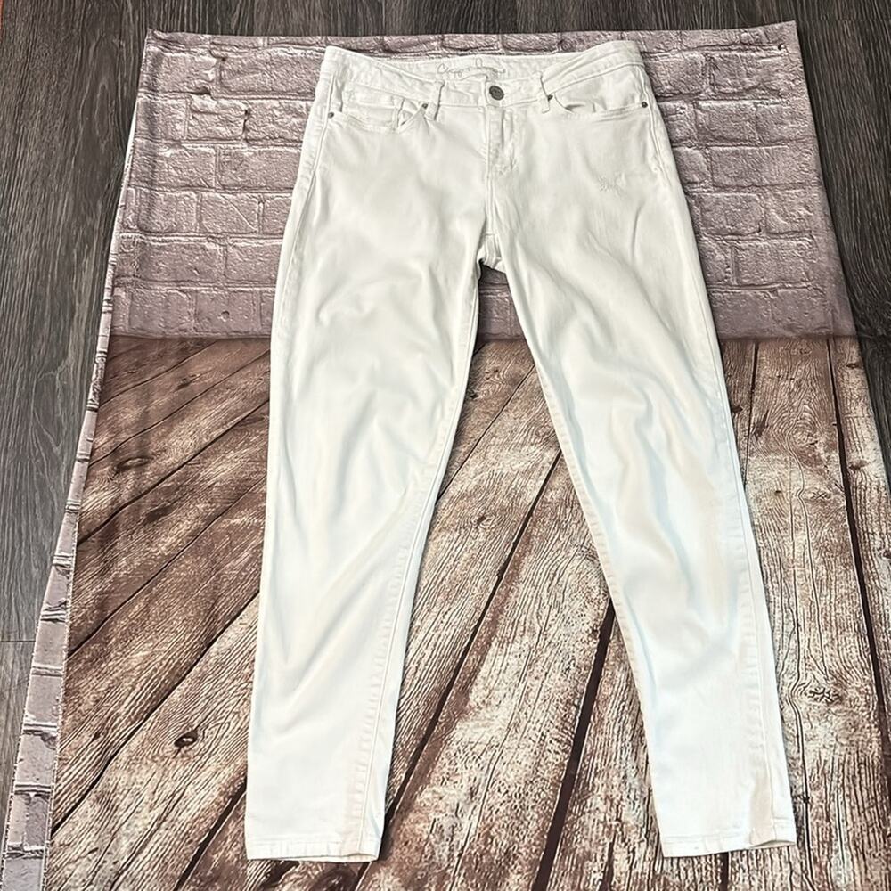 Chip & Pepper Syd Skinny Ankle White Jeans 27 Summer Boho Classical Costal Party